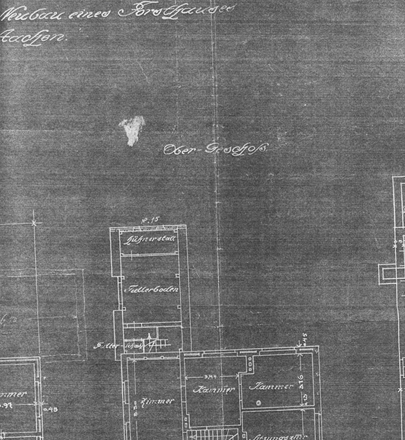 Skizze Grundriss