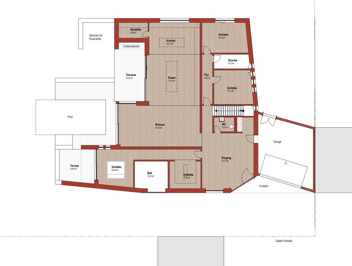 Grundriss - Visualisierung