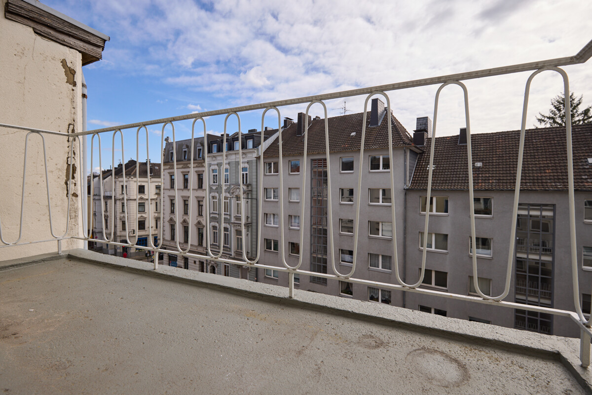 Ausblick vom Balkon