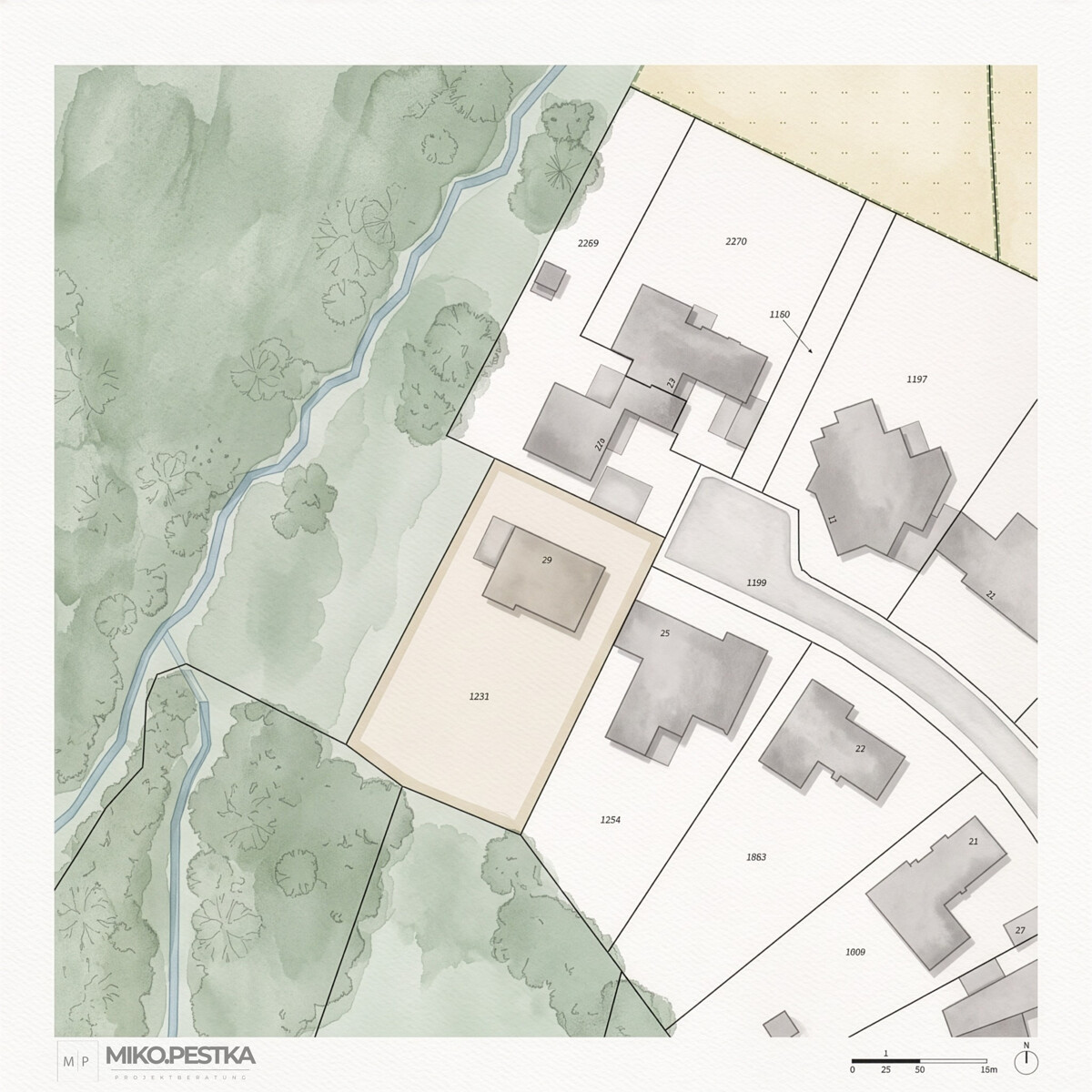 Katasterplan - Visualisierung