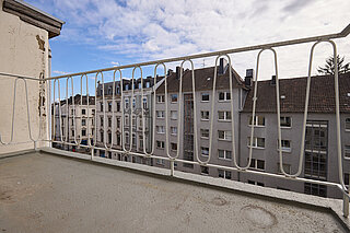 Ausblick vom Balkon
