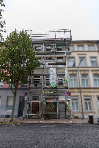 Immobilien-Straßenansicht