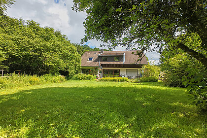 Immobilien-Luftbild - Rückansicht