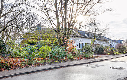 Immobilien-Vorderansicht